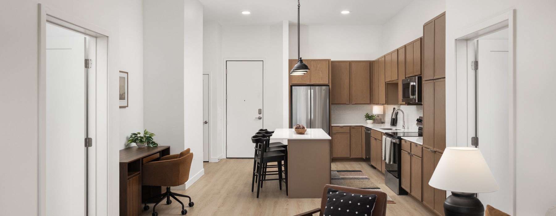 Apartment Interior Kitchen/Living