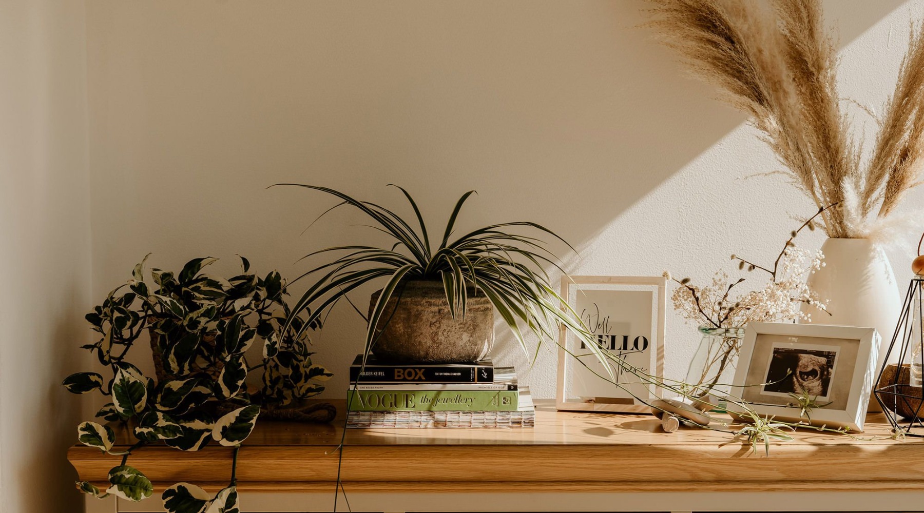 table with natural light